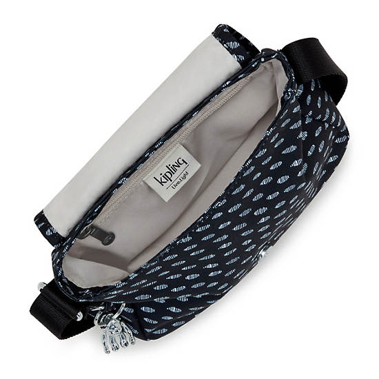 Kipling Sabian Printed Crossbody Mini Tassen Blauw | België 1862IL